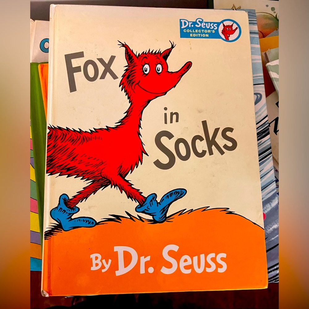 Collectors Edition Dr. Seuss Fox in Socks